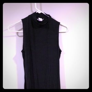 High top black dress